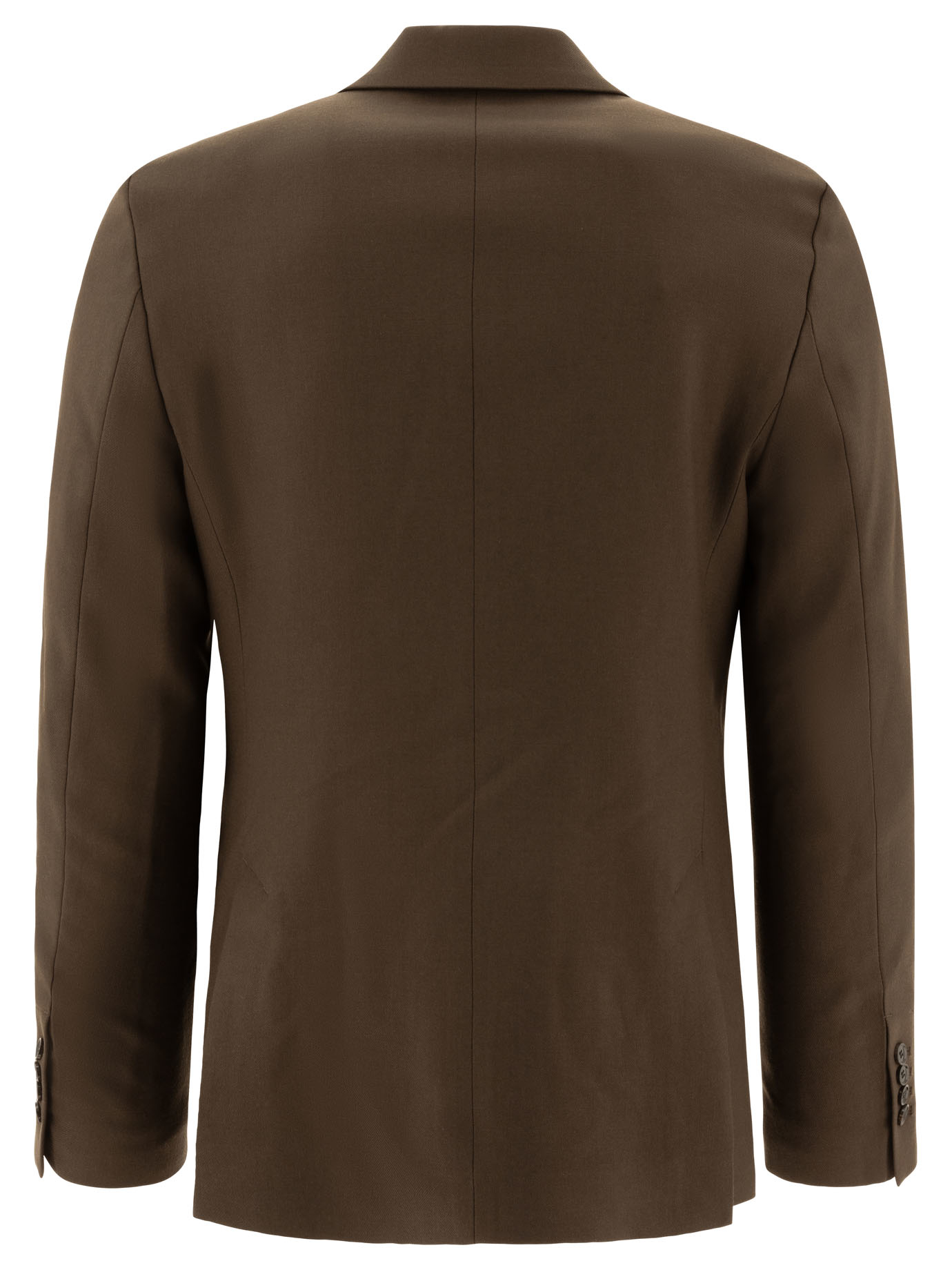 AMI PARIS Brown Wool double-breasted blazer